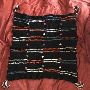 Moroccan style Hand knit Throw Blanket NEW